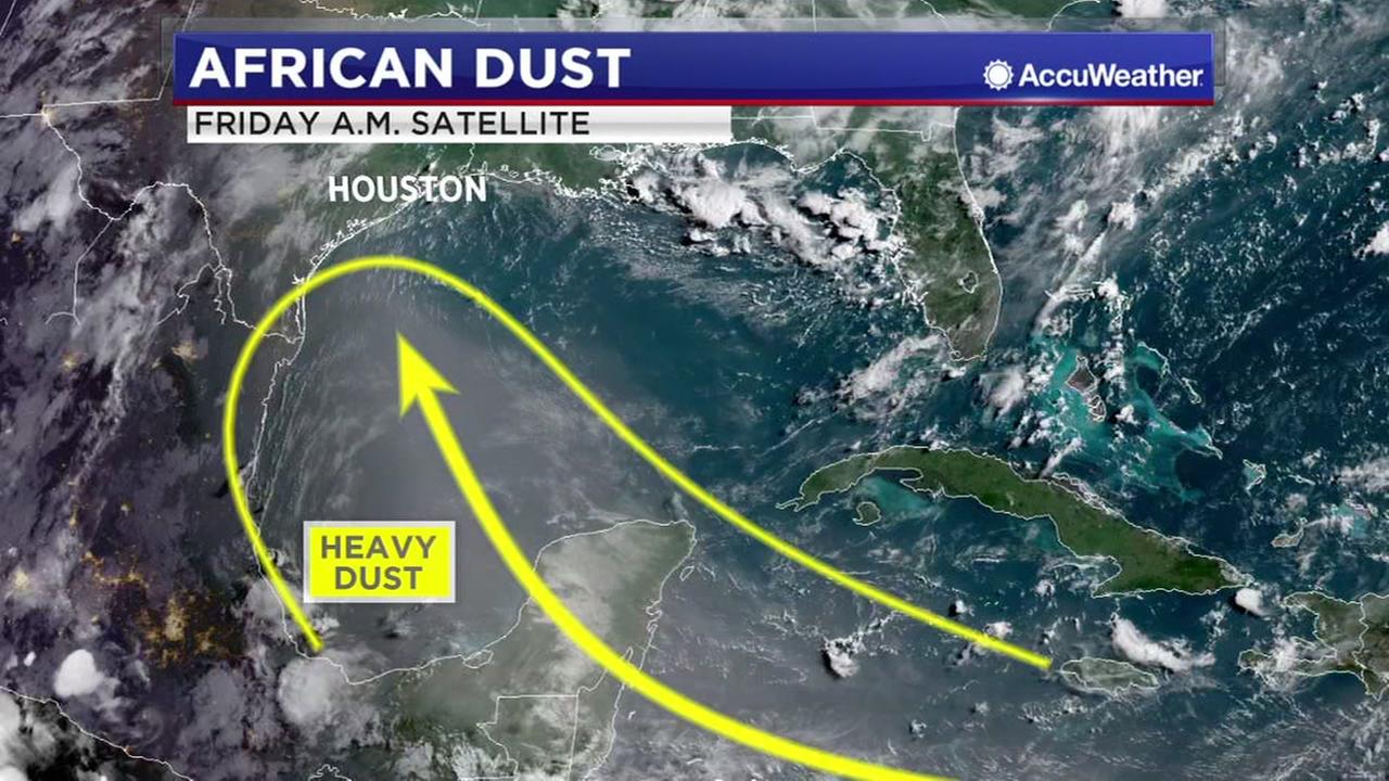 UPDATE Heavy African dust reaches Houston by evening how it could
