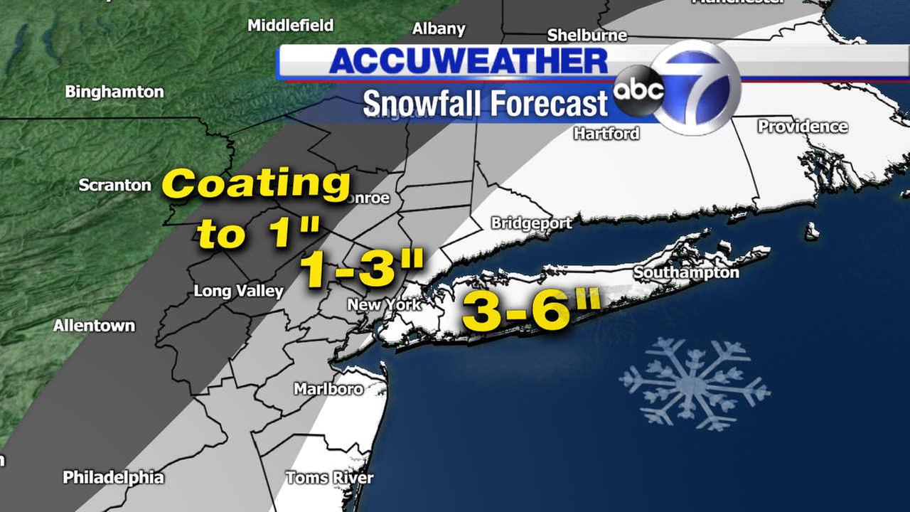 New York Area AccuWeather Forecast Snow on the way for Friday