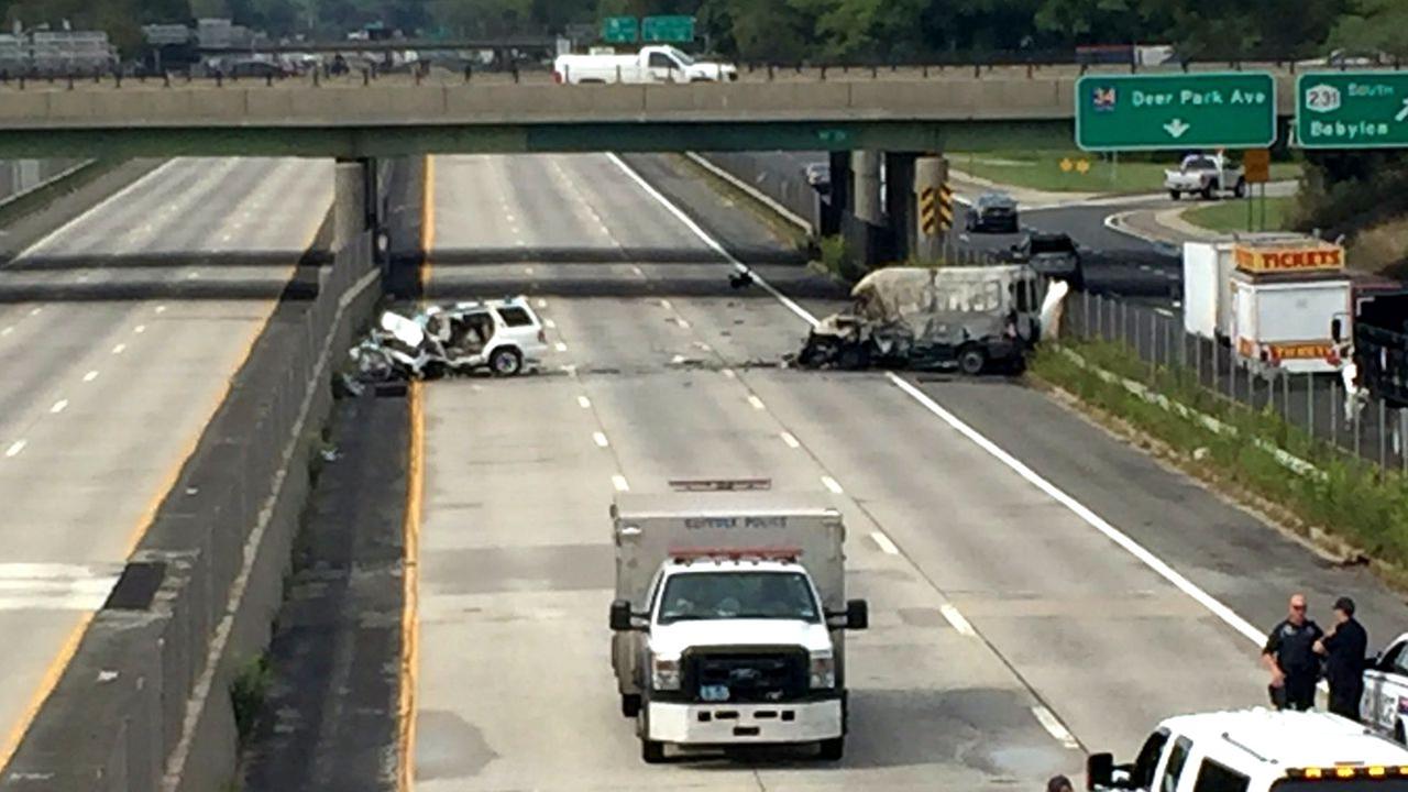 Suffolk County police officer pleads not guilty in deadly wrongway