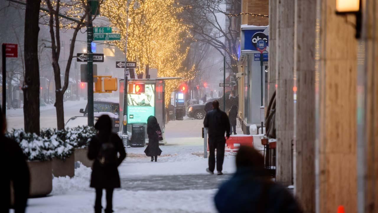 Photos Snowfall in Manhattan during Blizzard of 2017