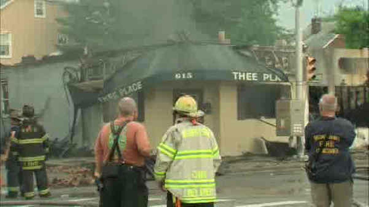 PHOTOS Williston Park fire destroys several businesses