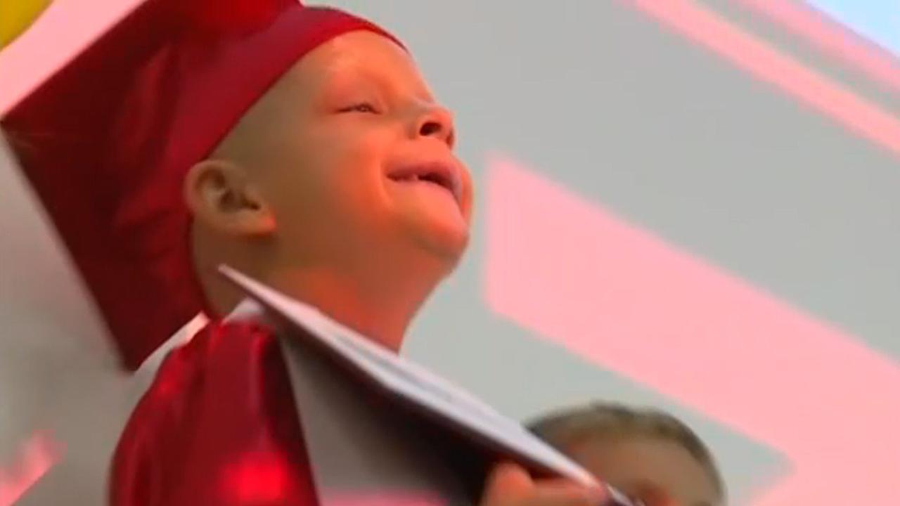 6-year-old boy with cancer fulfills graduation dream