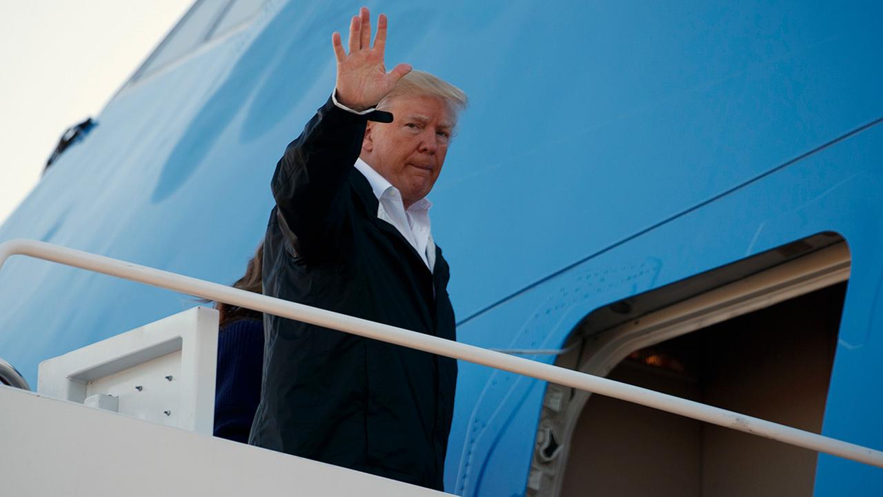 President Donald Trump Visits Puerto Rico, Says 'They Have To Give Us ...