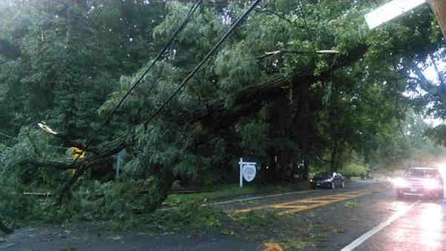 Tens of thousands without power after storms roar through Long Island, New Jersey