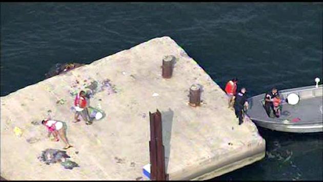 Four people rescued from Perth Amboy pier
