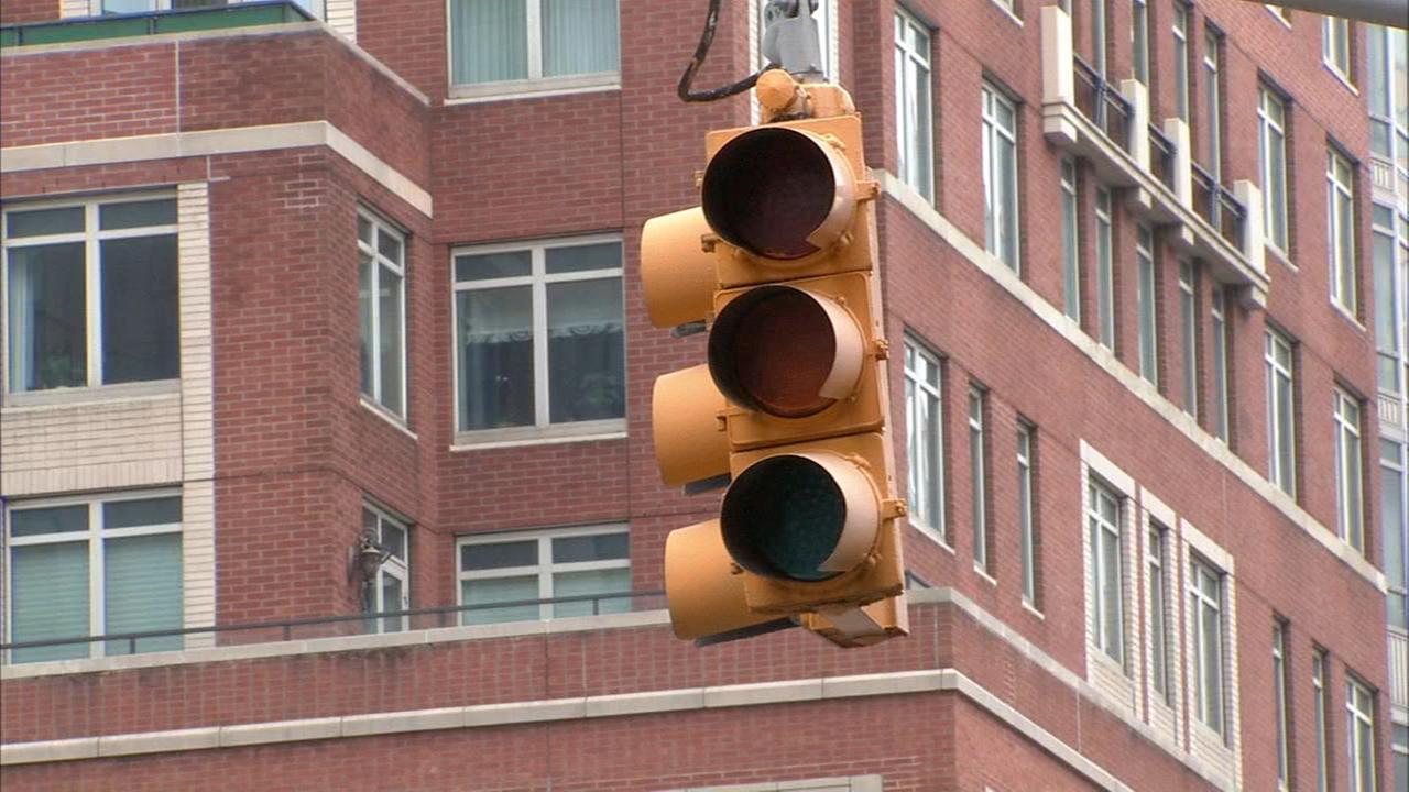 Photos Striking ray of light beams off World Trade Center days before