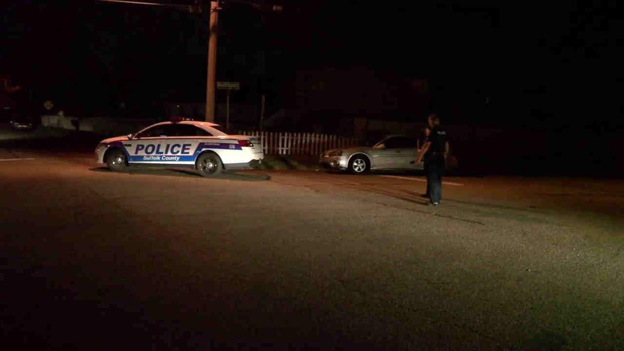 Police questioning man on Long Island they say jumped into cruiser, drove off, sparking search - WABC-TV