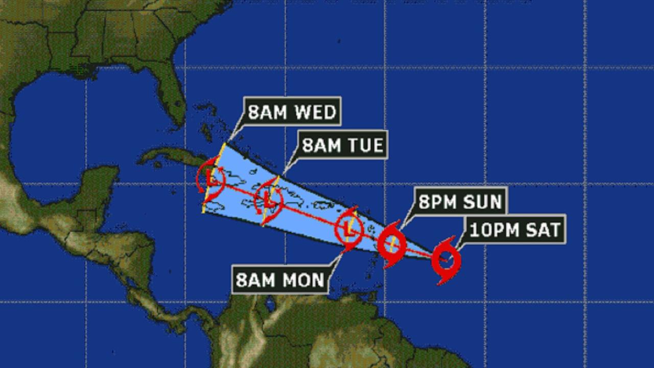 Tropical Tracker: Beryl Weakens To Tropical Storm En Route To Caribbean ...