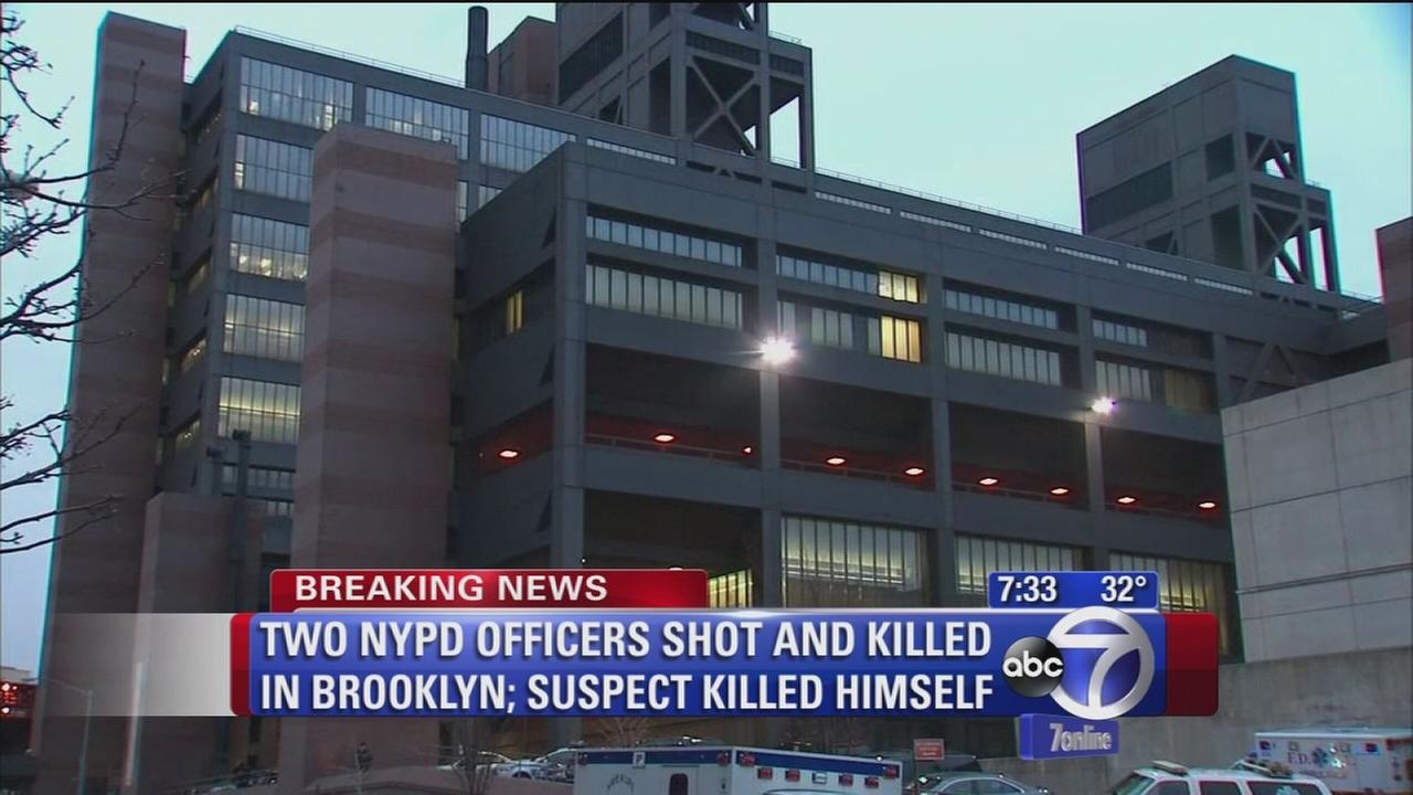 Candlelight vigil held for slain New York Police Department officers