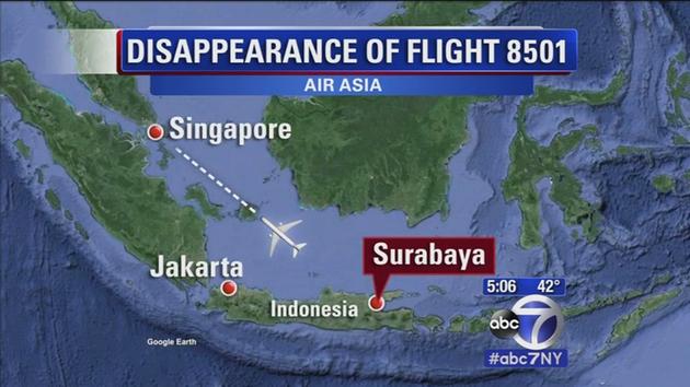 In crowded skies, lost AirAsia jets request for new path denied.