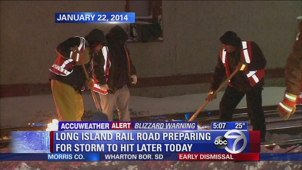 LIRR preparing for storm to hit