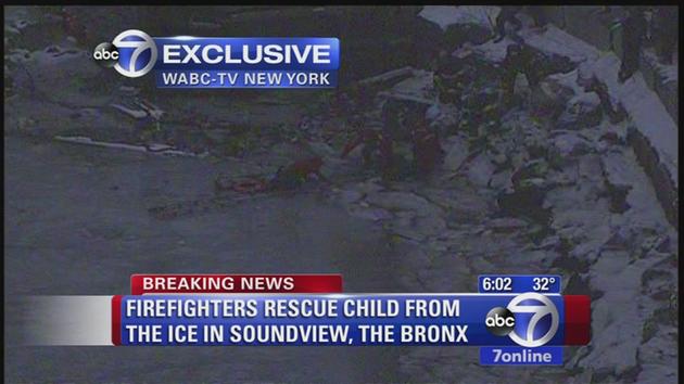 Firefighters speak out about dramatic ice rescue in the Bronx