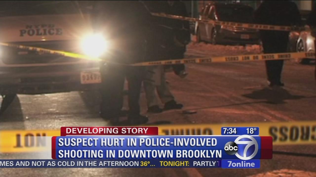 Man shot by police in front of Downtown Brooklyn club Amarachi - WABC-TV