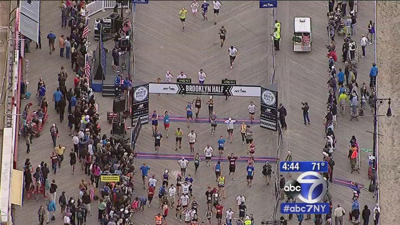 Recordbreaking 26,482 runners finish Airbnb Brooklyn Half Marathon