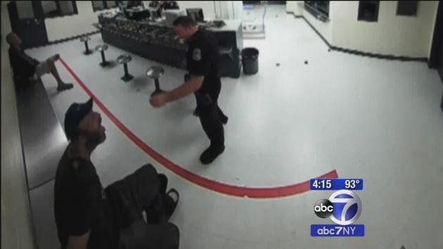 Florida cop on leave after video shows him throwing peanuts at inmate, taunting him
