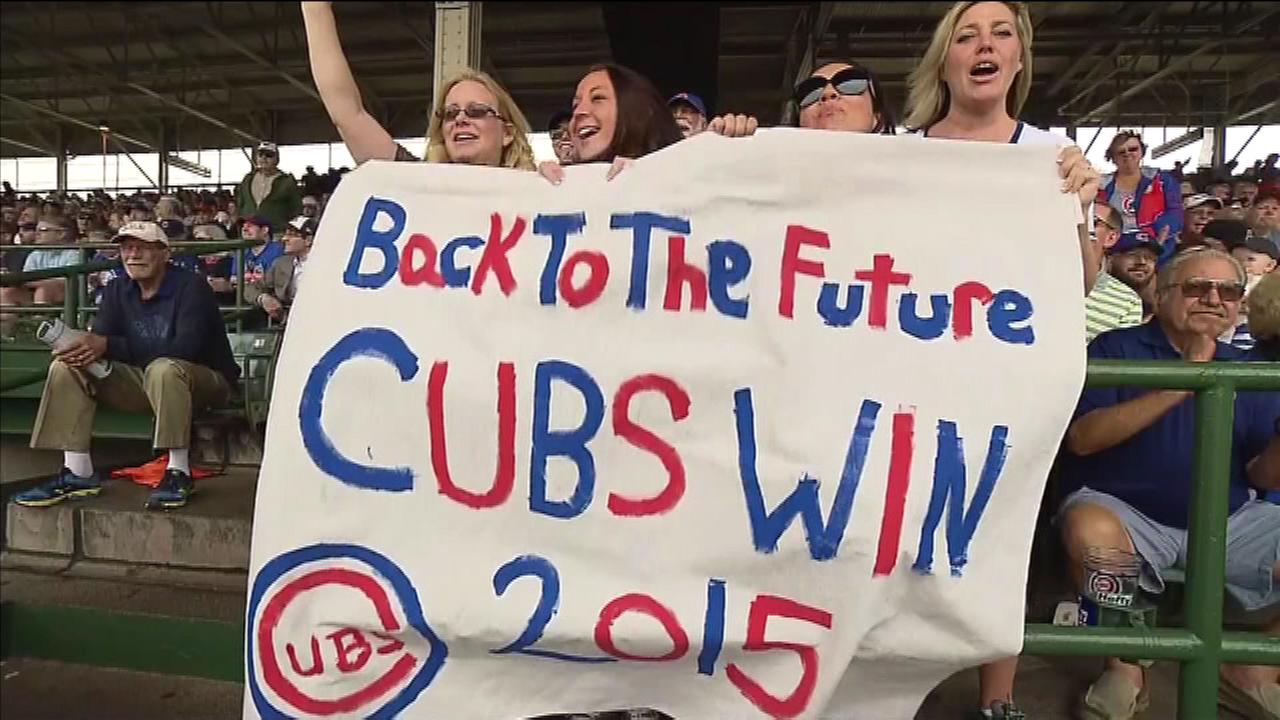 cubs win world series back to the future