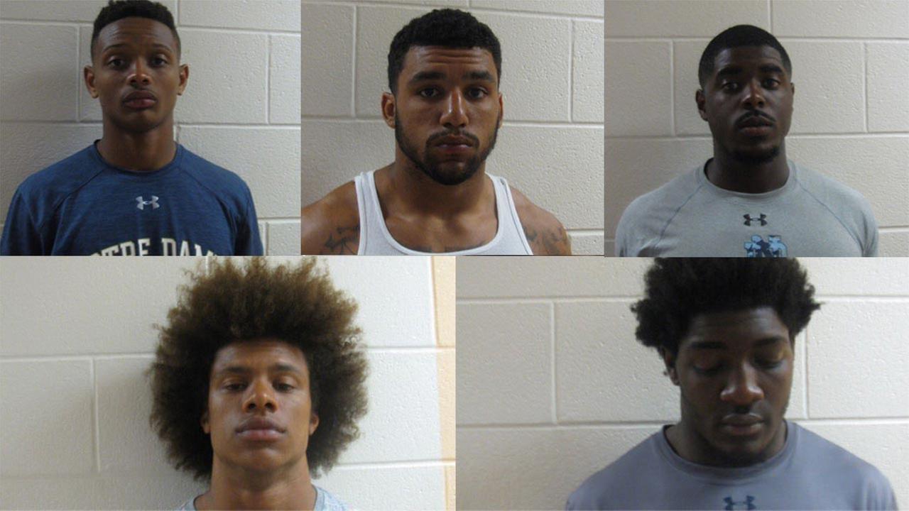 Notre Dame football players arrested on drug, gun charges