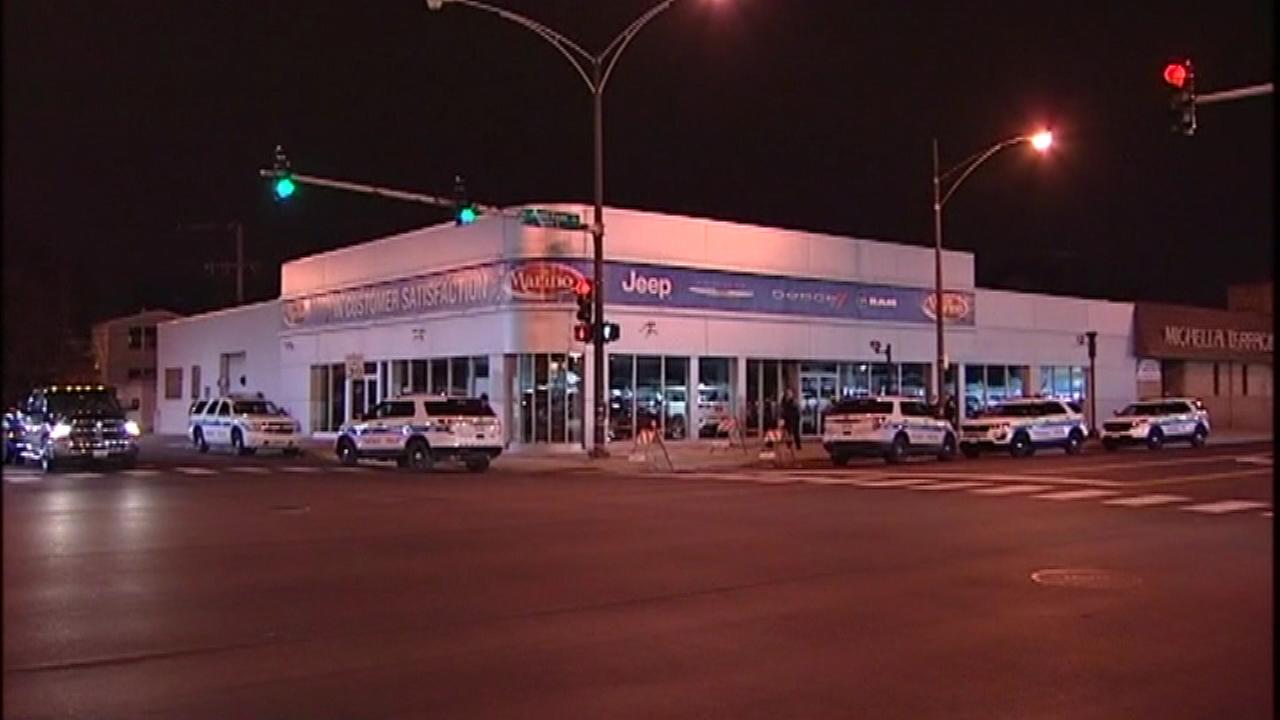 Police investigating Portage Park car dealership breakin