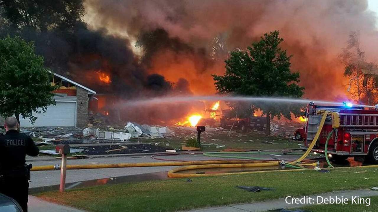 Marengo explosion levels 2 homes, damages 50 others