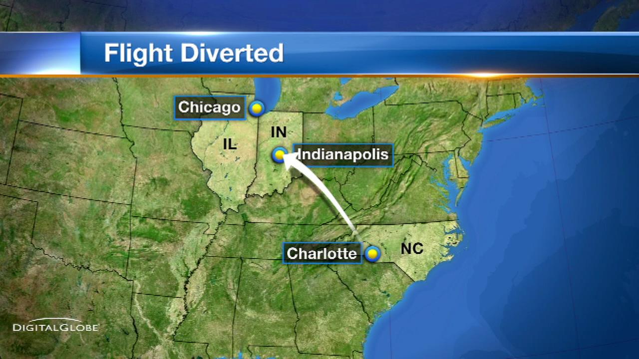 Chicagobound flight lands in Indianapolis after mechanical issue