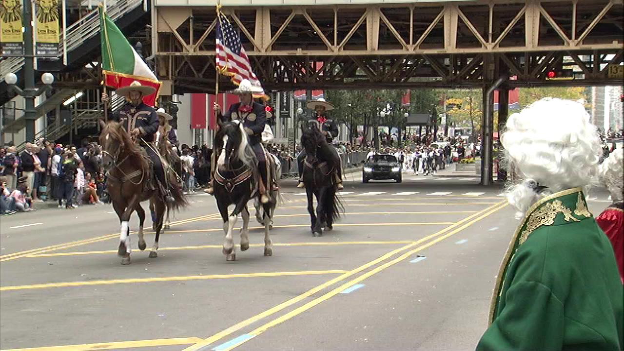 Columbus Day Parade in Chicago