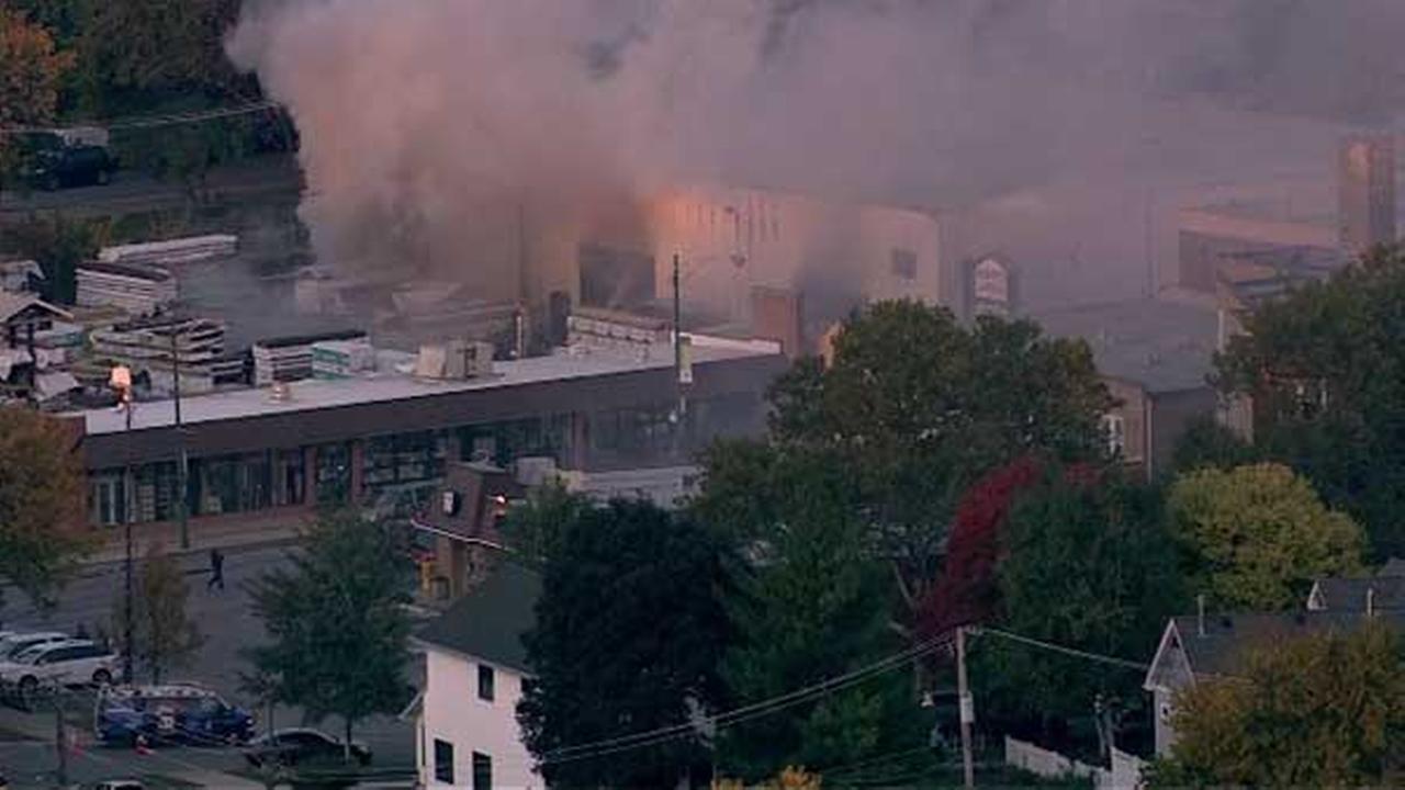 PHOTOS Lumber yard fire in Norwood Park