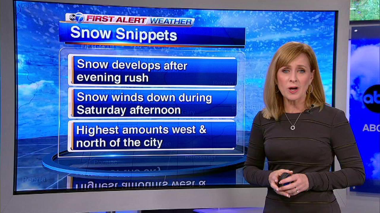 Chicago Weather Winter Storm Warning In Effect Friday Abc7chicago