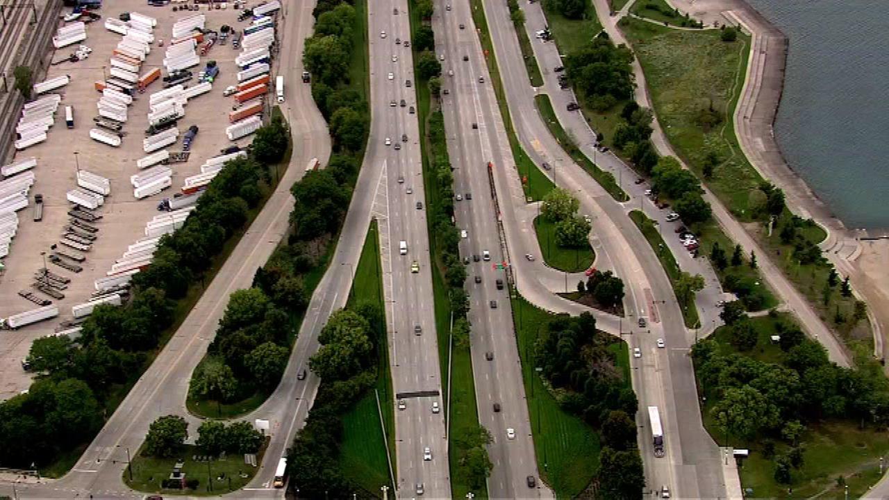 Lake Shore Drive partially closed over weekend for construction