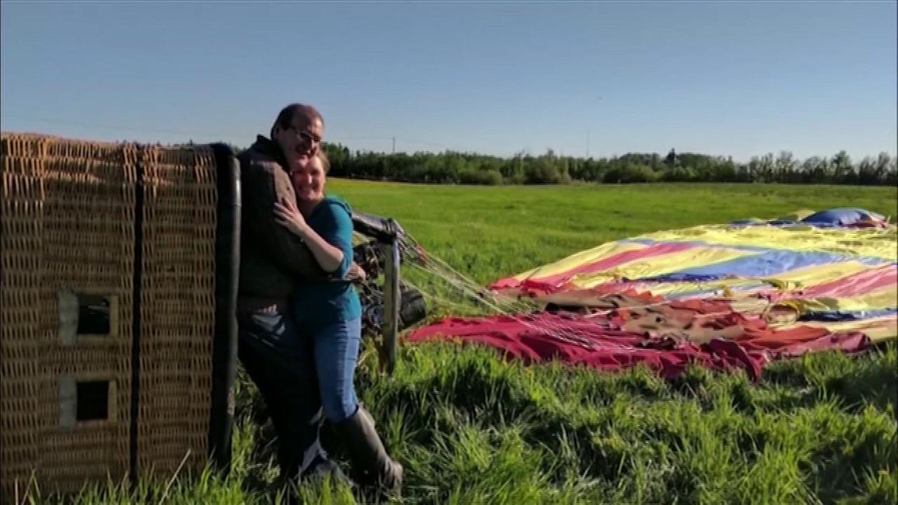 VIDEO: Hot air balloon crashes after man proposes to girlfriend