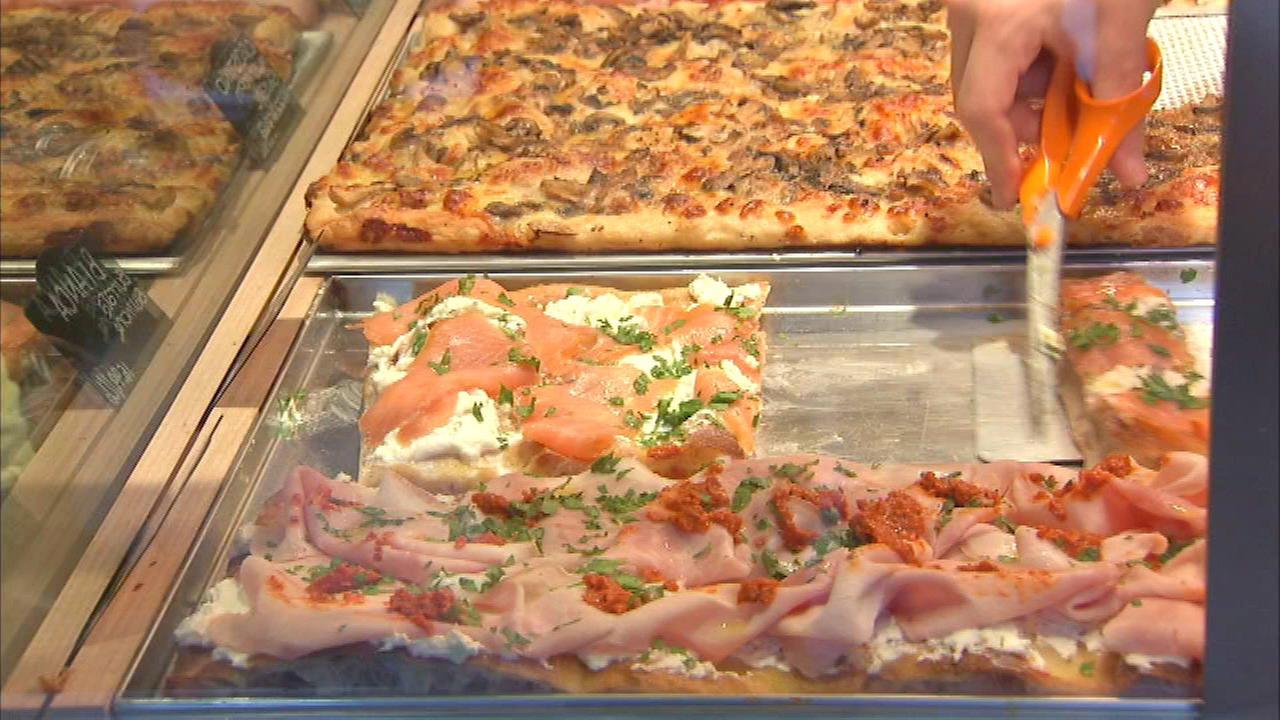 Romanstyle pizza at Bonci in West Loop