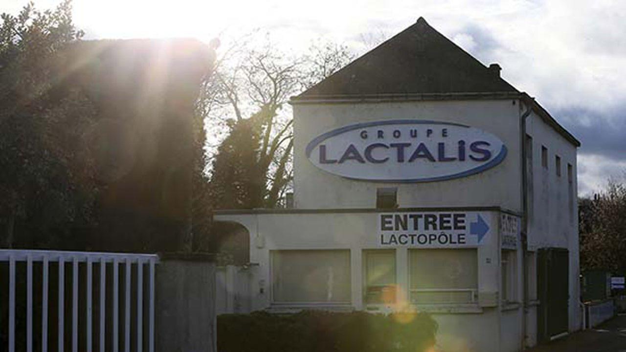 The Lactalis group original headquarters is pictured in Laval, western France, on Monday, Dec. 11, 2017.