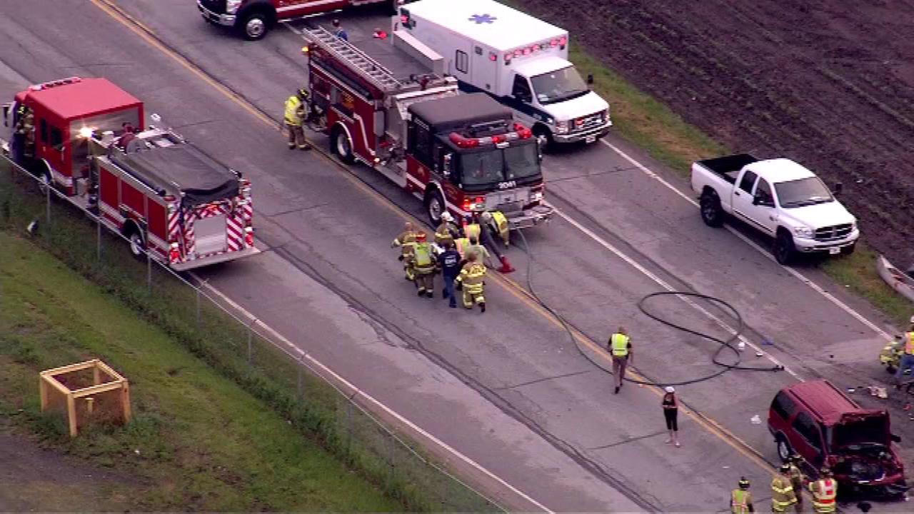 PHOTOS Multivehicle crash on US 421 in Indiana