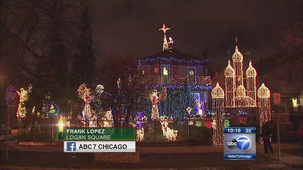 holiday lights frank lopez in logan square abc7chicago com holiday lights frank lopez in logan square abc7chicago com