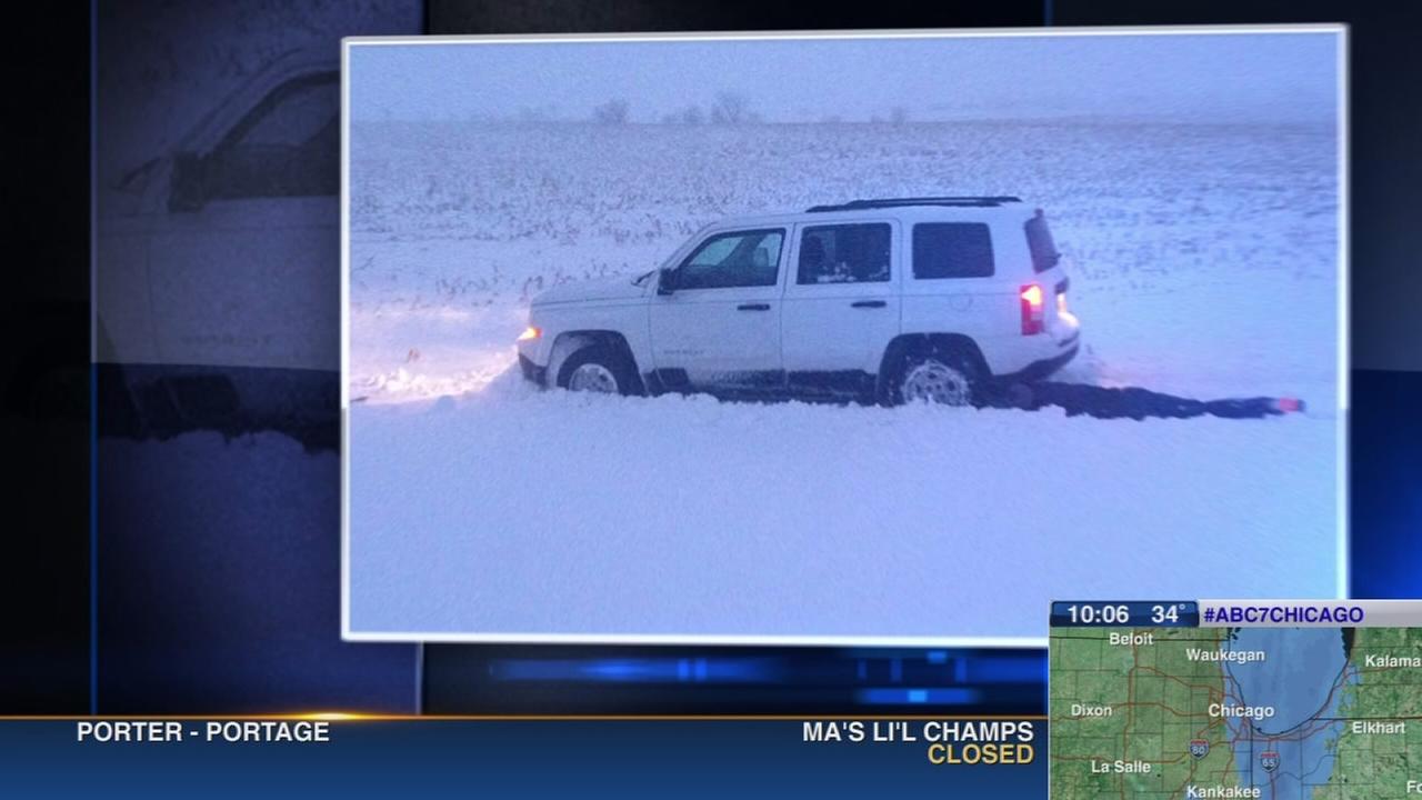 Chicago Weather: Winter storm brings snow to south suburbs, storm