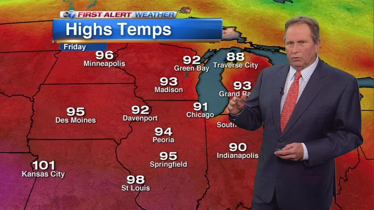 Chicago Weather Heat wave could bring hottest temps in years