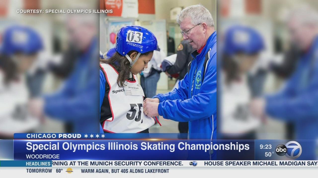 Woodridge hosts Special Olympics Skating Championships - WLS-TV
