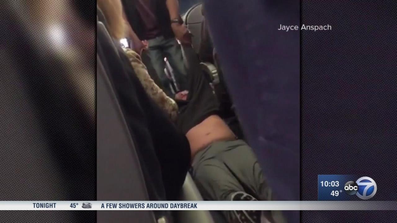United Chicago airport officials questioned about passenger dragged off flight