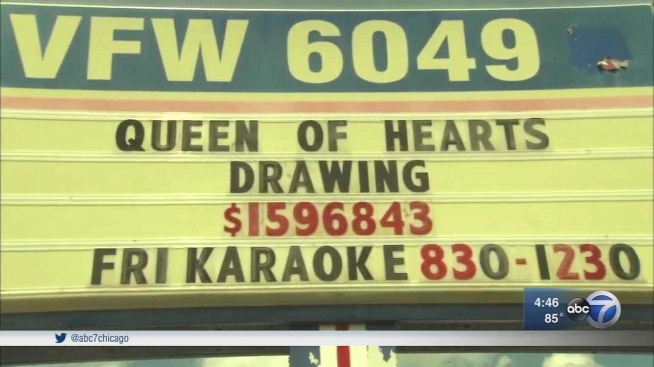 Morris VFW Queen of Hearts jackpot at 1.1M for next week's drawing