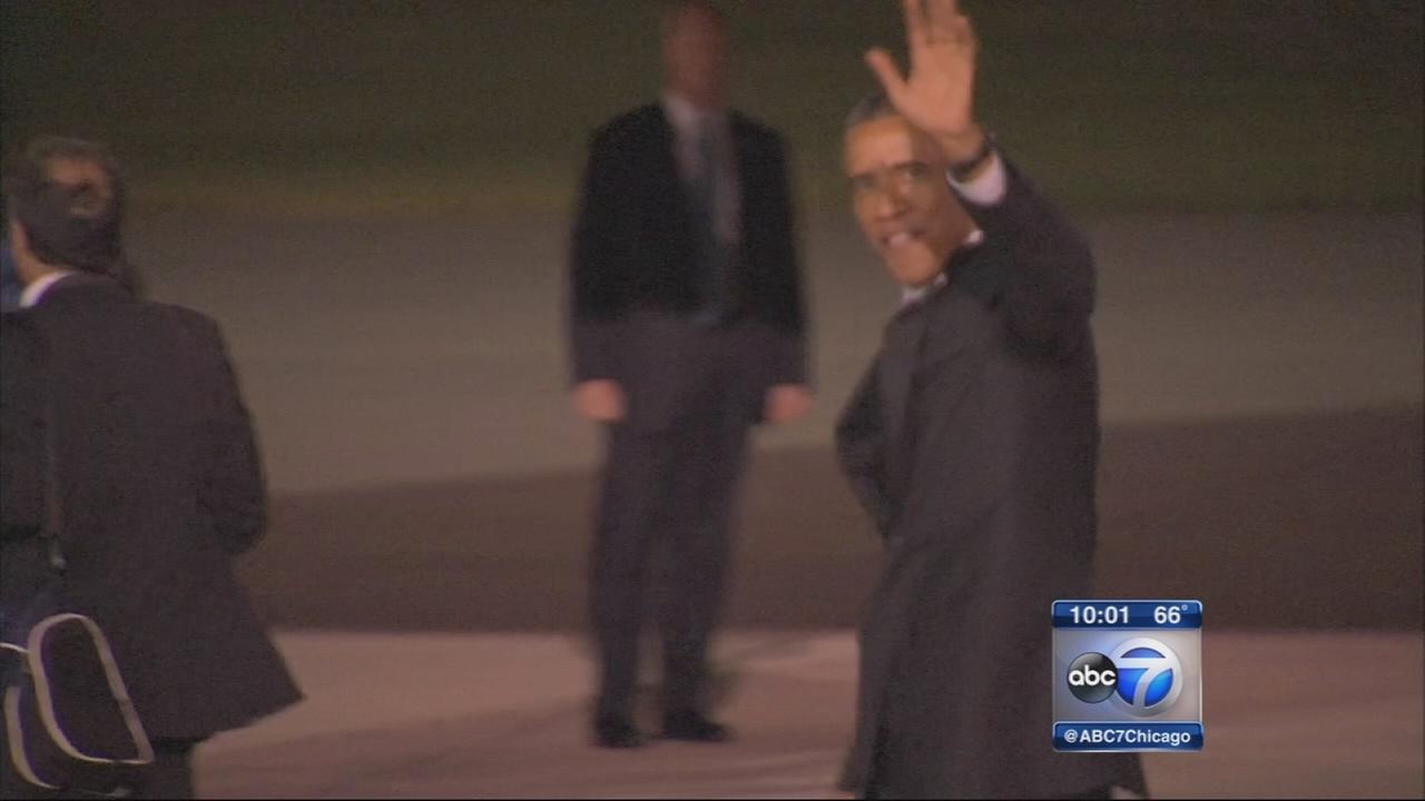 President Obama In Chicago To Campaign Speak President Obama In Chicago To Campaign Speak