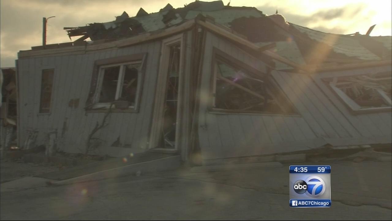 Tornado destroys Ogle County sheriff's home in Rochelle IL