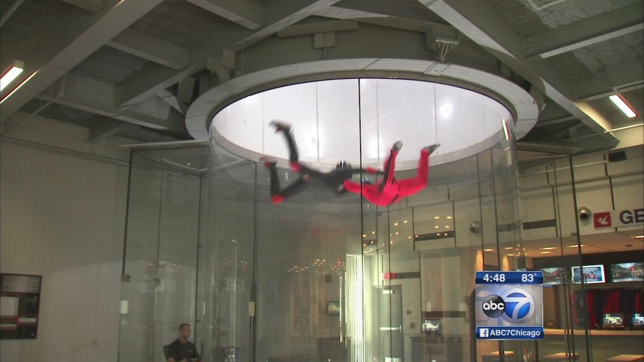 iFLY Chicago skydiving in the great indoors