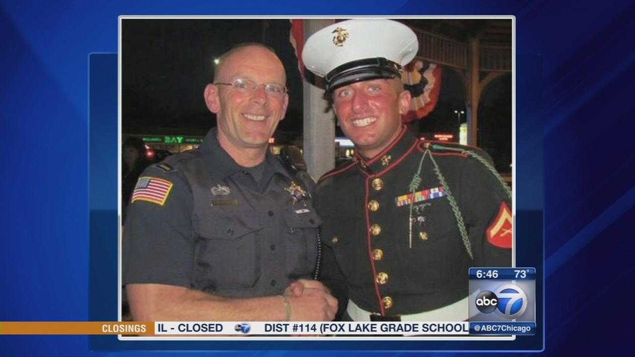 Hundreds gather to honor Lt. Joe Gliniewicz in Fox Lake
