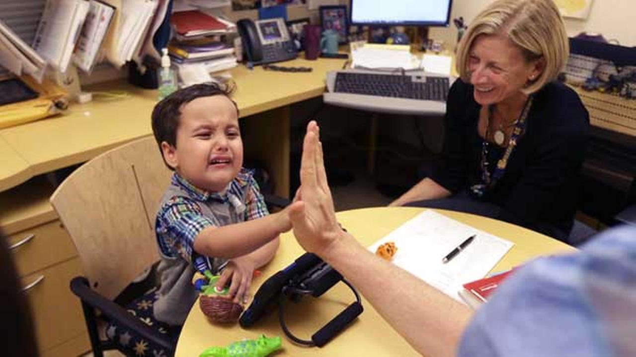 Born with no voice & low odds, boy talks with new voice box