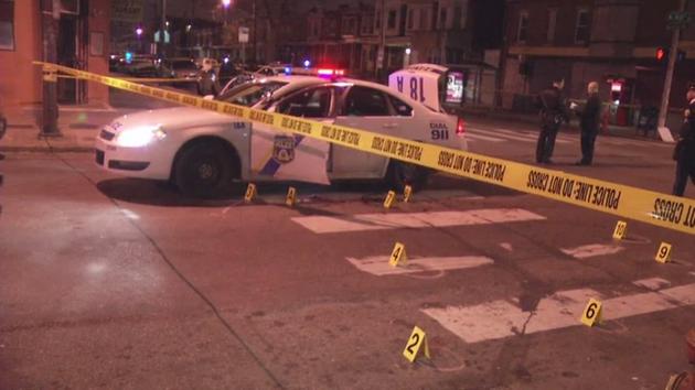 RAW VIDEO: Officer shot in West Philadelphia