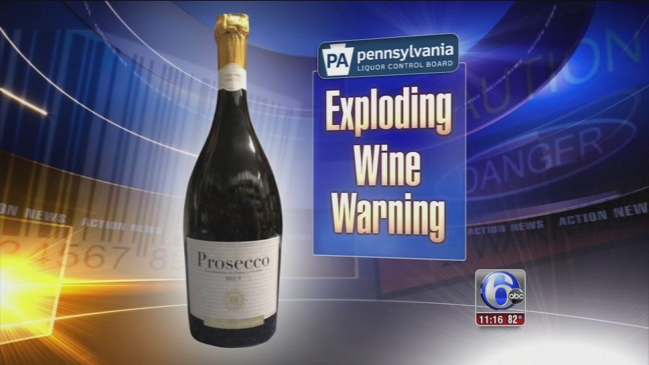 PLCB warns of exploding wine bottles