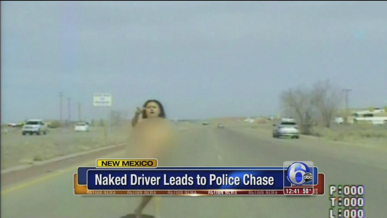 California Woman Strips Naked After High-Speed Police Chase