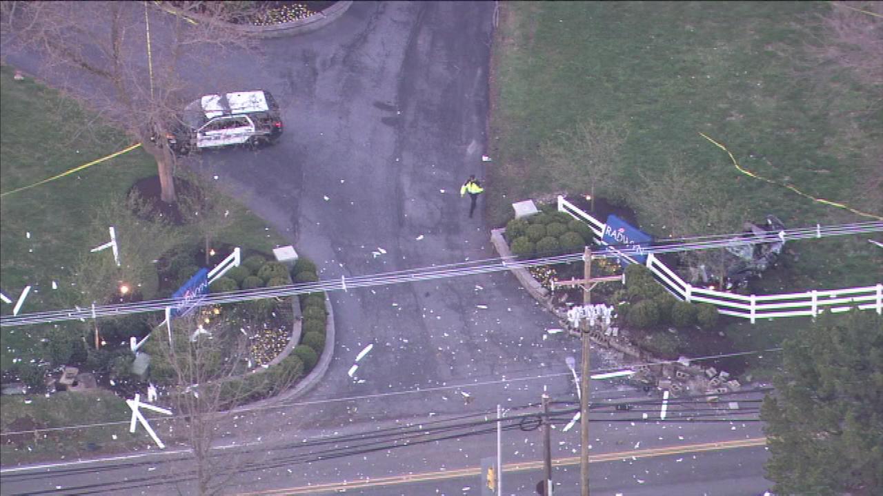 Driver killed after violent crash in Bryn Mawr