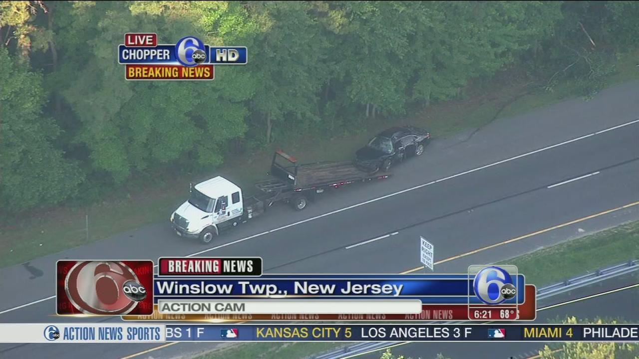 Crash on eastbound A.C. Expressway in Winslow Twp.