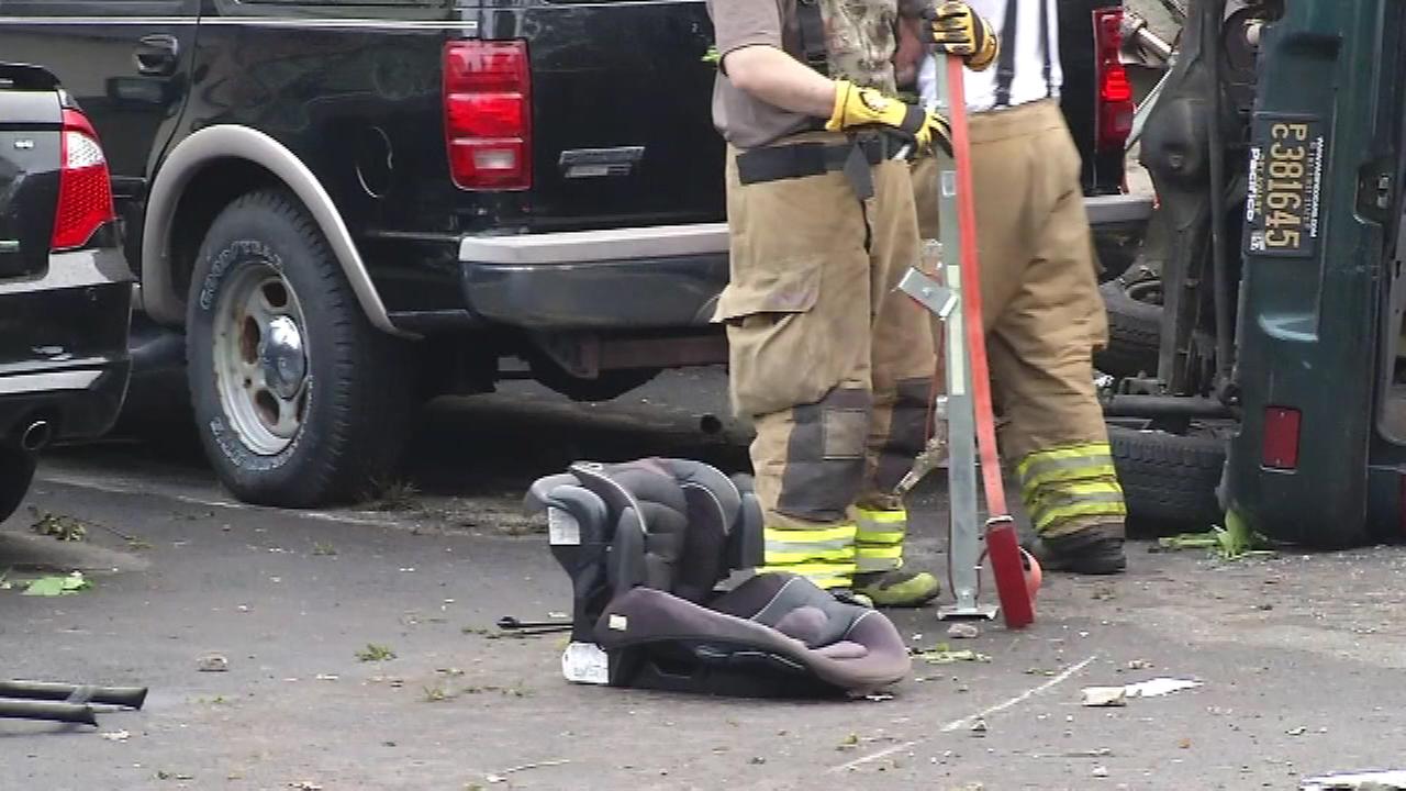 PHOTOS Rollover crash in Upper Chichester