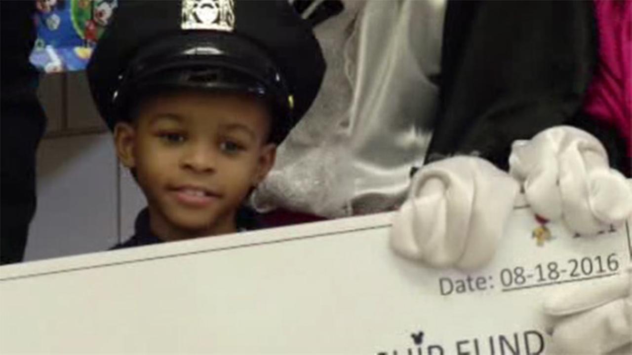 NYPD sends orphaned boy to Disney World